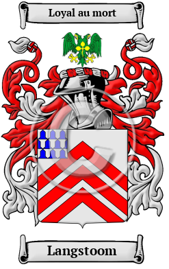 Langstoom Family Crest/Coat of Arms