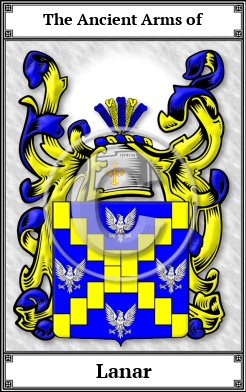 Lanar Family Crest Download (JPG)  Book Plated - 150 DPI