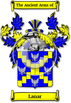 Lanar Family Crest Download (jpg) Legacy Series - 150 DPI