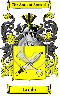 Lando Family Crest Download (JPG) Heritage Series - 600 DPI