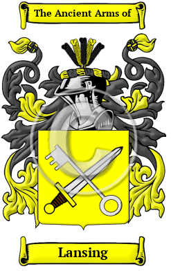Lansing Family Crest/Coat of Arms
