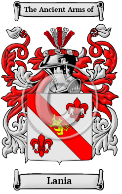 Lania Family Crest/Coat of Arms