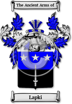Lapki Family Crest Download (JPG) Legacy Series - 600 DPI