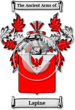 Lapine Family Crest Download (jpg) Legacy Series - 150 DPI