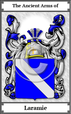 Laramie Family Crest Download (JPG)  Book Plated - 150 DPI