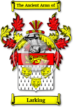 Larking Family Crest Download (jpg) Legacy Series - 150 DPI