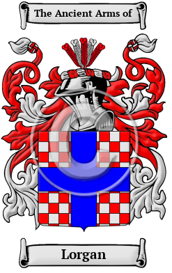 Lorgan Family Crest/Coat of Arms