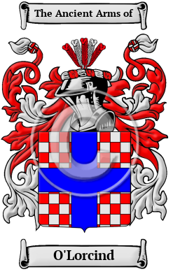 O'Lorcind Family Crest/Coat of Arms