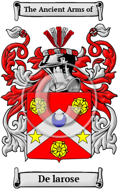 De larose Family Crest/Coat of Arms