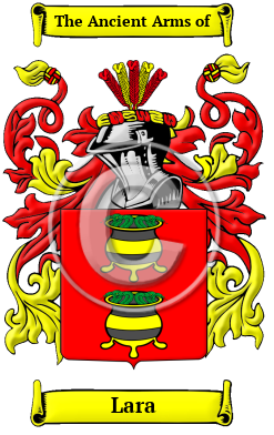 Lara Family Crest/Coat of Arms