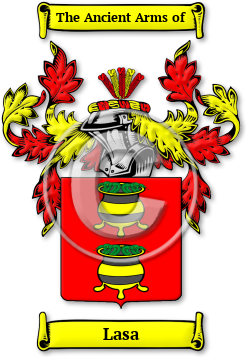 Lasa Family Crest Download (JPG) Legacy Series - 600 DPI