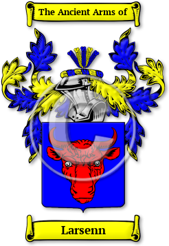 Larsenn Family Crest Download (JPG) Legacy Series - 600 DPI