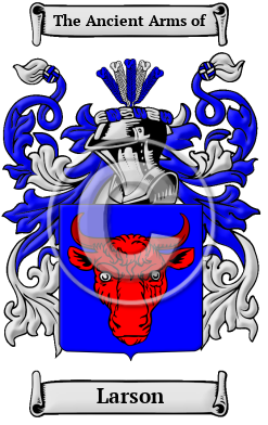 Larson Family Crest/Coat of Arms