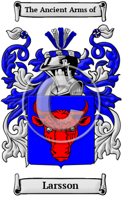 Larsson Family Crest/Coat of Arms