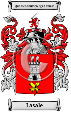 Lasale Family Crest/Coat of Arms