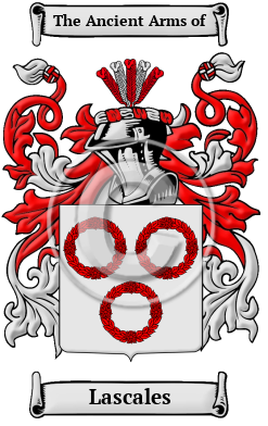 Lascales Family Crest/Coat of Arms