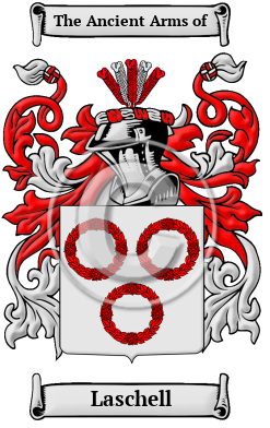 Laschell Family Crest/Coat of Arms