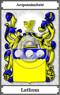 Lathom Family Crest Download (JPG)  Book Plated - 150 DPI