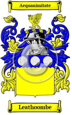 Leathoombe Family Crest/Coat of Arms