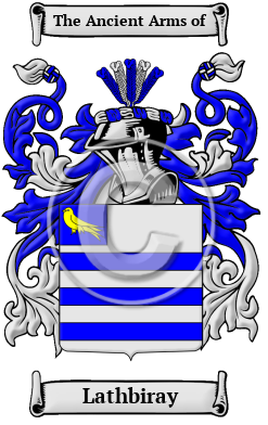 Lathbiray Family Crest/Coat of Arms