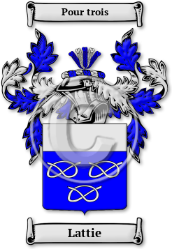 Lattie Family Crest Download (jpg) Legacy Series - 150 DPI