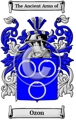 Ozon Family Crest/Coat of Arms