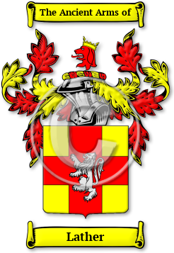 Lather Family Crest Download (JPG) Legacy Series - 600 DPI