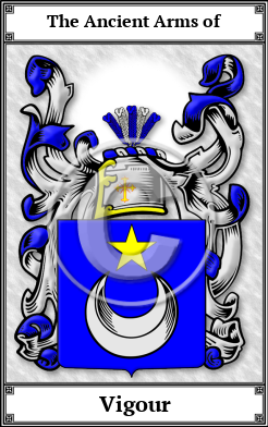 Vigour Family Crest Download (JPG) Book Plated - 600 DPI