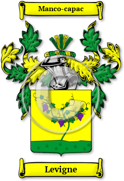 Levigne Family Crest Download (jpg) Legacy Series - 150 DPI