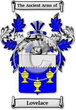 Lovelace Family Crest Download (jpg) Legacy Series - 150 DPI