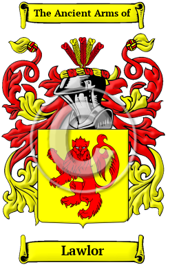 Lawlor Family Crest/Coat of Arms