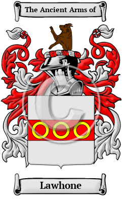 Lawhone Family Crest/Coat of Arms