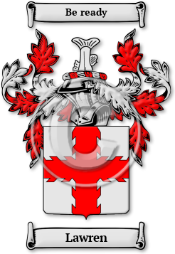 Lawren Family Crest Download (jpg) Legacy Series - 150 DPI