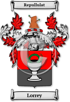 Lorrey Family Crest Download (JPG) Legacy Series - 300 DPI