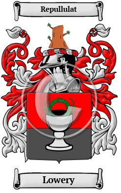 Lowery Family Crest/Coat of Arms