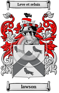 Lawson Name Meaning, Family History, Family Crest & Coats Of Arms