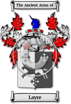 Layre Family Crest Download (jpg) Legacy Series - 150 DPI