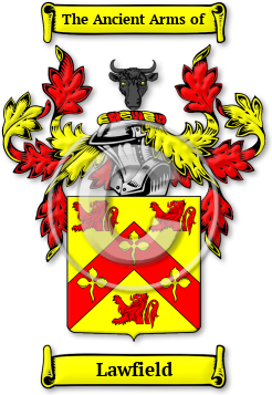 Lawfield Family Crest Download (jpg) Legacy Series - 150 DPI