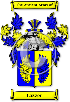 Lazzer Family Crest Download (jpg) Legacy Series - 150 DPI
