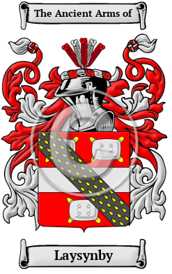 Laysynby Family Crest/Coat of Arms