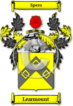 Learmount Family Crest Download (jpg) Legacy Series - 150 DPI