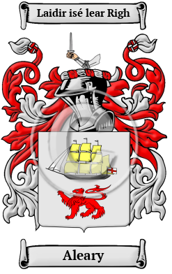 Aleary Family Crest/Coat of Arms
