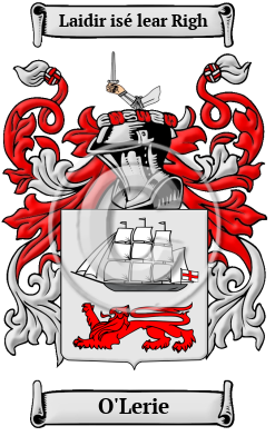 O'Lerie Family Crest/Coat of Arms