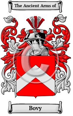 Bovy Family Crest/Coat of Arms