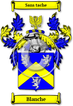 Blanche Family Crest Download (JPG) Legacy Series - 600 DPI
