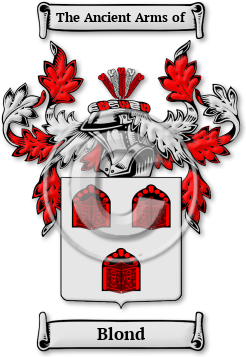 Blond Family Crest Download (jpg) Legacy Series - 150 DPI