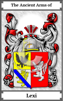 Lexi Family Crest Download (JPG)  Book Plated - 150 DPI