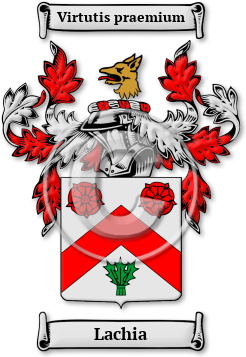 Lachia Family Crest Download (jpg) Legacy Series - 150 DPI