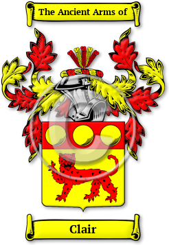 Clair Family Crest Download (jpg) Legacy Series - 150 DPI
