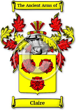 Claire Family Crest Download (JPG) Legacy Series - 600 DPI